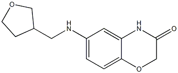 6-[(oxolan-3-ylmethyl)amino]-3,4-dihydro-2H-1,4-benzoxazin-3-one