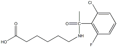 6-[1-(2-chloro-6-fluorophenyl)acetamido]hexanoic acid|