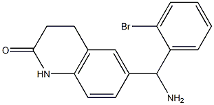 6-[amino(2-bromophenyl)methyl]-1,2,3,4-tetrahydroquinolin-2-one,,结构式