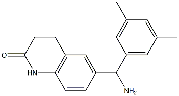  6-[amino(3,5-dimethylphenyl)methyl]-1,2,3,4-tetrahydroquinolin-2-one