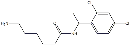 6-amino-N-[1-(2,4-dichlorophenyl)ethyl]hexanamide