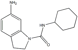  6-amino-N-cyclohexyl-2,3-dihydro-1H-indole-1-carboxamide