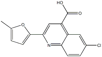 6-chloro-2-(5-methylfuran-2-yl)quinoline-4-carboxylic acid