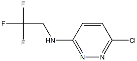 6-chloro-N-(2,2,2-trifluoroethyl)pyridazin-3-amine Struktur