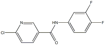 6-chloro-N-(3,4-difluorophenyl)pyridine-3-carboxamide