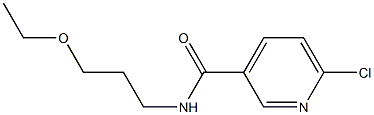 6-chloro-N-(3-ethoxypropyl)pyridine-3-carboxamide|