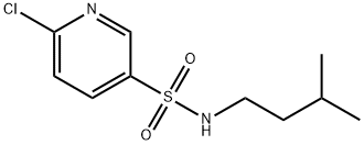 6-chloro-N-(3-methylbutyl)pyridine-3-sulfonamide|6-chloro-N-(3-methylbutyl)pyridine-3-sulfonamide