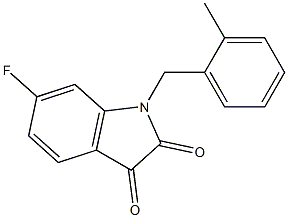 6-fluoro-1-[(2-methylphenyl)methyl]-2,3-dihydro-1H-indole-2,3-dione