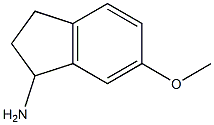 6-methoxy-2,3-dihydro-1H-inden-1-ylamine 化学構造式