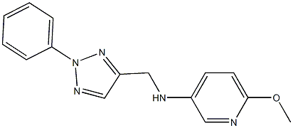 6-methoxy-N-[(2-phenyl-2H-1,2,3-triazol-4-yl)methyl]pyridin-3-amine|