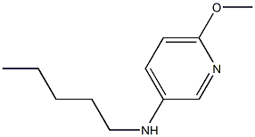 6-methoxy-N-pentylpyridin-3-amine Structure