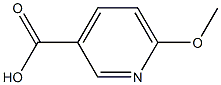 6-methoxypyridine-3-carboxylic acid Struktur