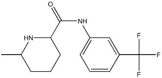 6-methyl-N-[3-(trifluoromethyl)phenyl]piperidine-2-carboxamide Structure