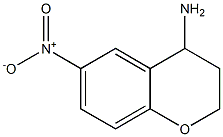 6-nitro-3,4-dihydro-2H-1-benzopyran-4-amine Structure