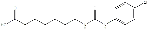 7-{[(4-chlorophenyl)carbamoyl]amino}heptanoic acid