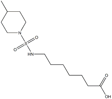 7-{[(4-methylpiperidine-1-)sulfonyl]amino}heptanoic acid