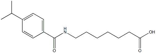 7-{[4-(propan-2-yl)phenyl]formamido}heptanoic acid