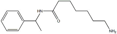 7-amino-N-(1-phenylethyl)heptanamide Struktur