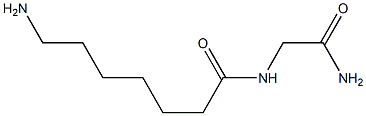 7-amino-N-(2-amino-2-oxoethyl)heptanamide,,结构式