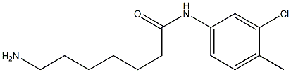 7-amino-N-(3-chloro-4-methylphenyl)heptanamide Structure