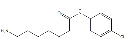 7-amino-N-(4-chloro-2-methylphenyl)heptanamide Structure