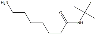 7-amino-N-(tert-butyl)heptanamide,,结构式