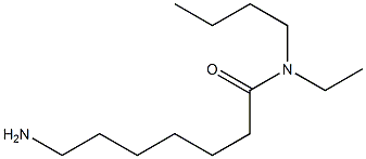 7-amino-N-butyl-N-ethylheptanamide Structure