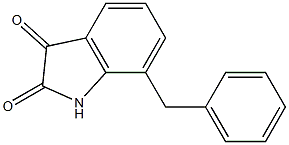 7-benzyl-1H-indole-2,3-dione Structure