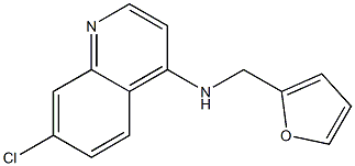 7-chloro-N-(furan-2-ylmethyl)quinolin-4-amine Structure