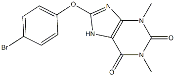 8-(4-bromophenoxy)-1,3-dimethyl-2,3,6,7-tetrahydro-1H-purine-2,6-dione|