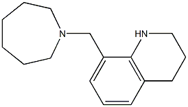 8-(azepan-1-ylmethyl)-1,2,3,4-tetrahydroquinoline 结构式