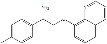  8-[2-amino-2-(4-methylphenyl)ethoxy]quinoline