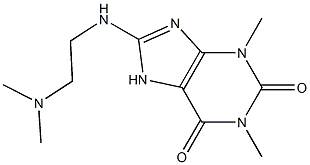 8-{[2-(dimethylamino)ethyl]amino}-1,3-dimethyl-2,3,6,7-tetrahydro-1H-purine-2,6-dione|