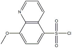 8-methoxyquinoline-5-sulfonyl chloride,,结构式