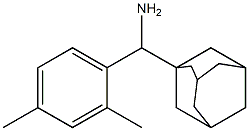 adamantan-1-yl(2,4-dimethylphenyl)methanamine Struktur
