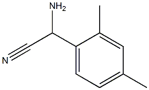 amino(2,4-dimethylphenyl)acetonitrile,,结构式