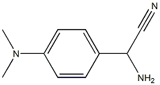 amino[4-(dimethylamino)phenyl]acetonitrile Struktur