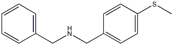 benzyl({[4-(methylsulfanyl)phenyl]methyl})amine Struktur