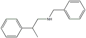 ベンジル(2-フェニルプロピル)アミン 化学構造式