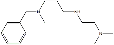 benzyl(3-{[2-(dimethylamino)ethyl]amino}propyl)methylamine,,结构式