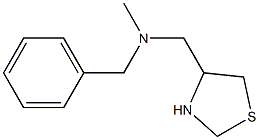 benzyl(methyl)(1,3-thiazolidin-4-ylmethyl)amine 化学構造式