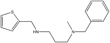 benzyl(methyl){3-[(thiophen-2-ylmethyl)amino]propyl}amine Struktur