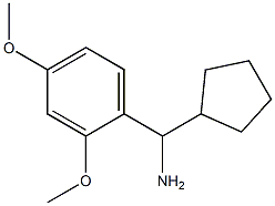 cyclopentyl(2,4-dimethoxyphenyl)methanamine Structure