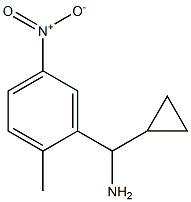 cyclopropyl(2-methyl-5-nitrophenyl)methanamine|