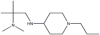 dimethyl({2-methyl-1-[(1-propylpiperidin-4-yl)amino]propan-2-yl})amine,,结构式