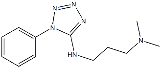dimethyl({3-[(1-phenyl-1H-1,2,3,4-tetrazol-5-yl)amino]propyl})amine Struktur