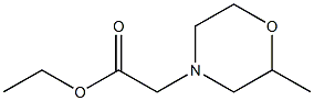 ethyl 2-(2-methylmorpholin-4-yl)acetate Struktur