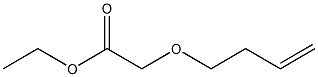 ethyl 2-(but-3-en-1-yloxy)acetate, 85428-65-5, 结构式