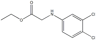 ethyl 2-[(3,4-dichlorophenyl)amino]acetate Struktur