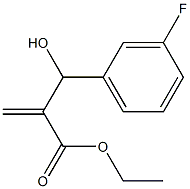 ethyl 2-[(3-fluorophenyl)(hydroxy)methyl]prop-2-enoate Structure